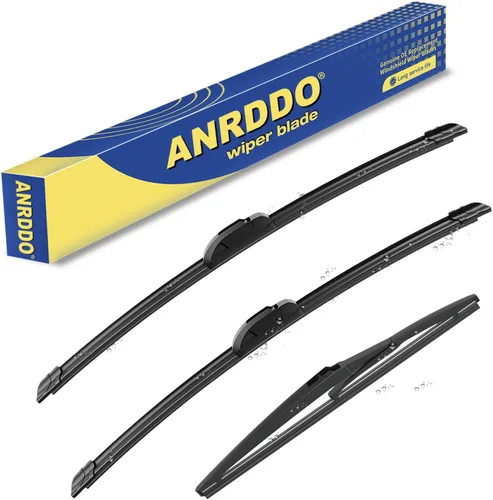Vista 16 de ANRDDO Repuesto de limpiaparabrisas para limpiaparabrisas Jeep Wrangler