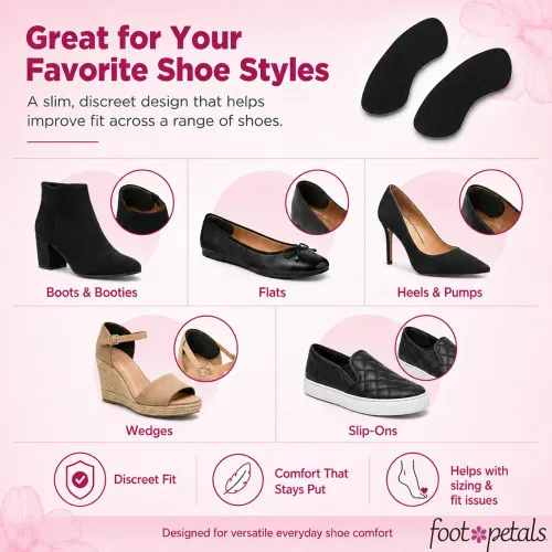Vista 5 de Foot Petals Heavenly Heelz - Pack de 3