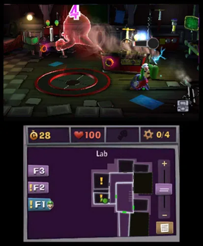 Vista 3 de Nintendo Selects Luigis Mansion Dark Moon - Nintendo 3DS