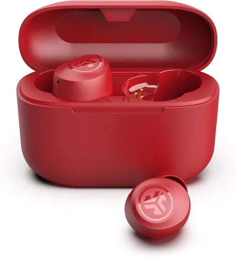Vista 19 de JLab Go Air Pop+ - Audífonos de conexión dual, sonido EQ3, ámbar-7572W