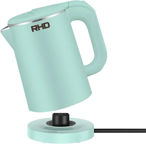 Vista 8 de RHD Hervidor eléctrico 0.9L, acero inoxidable de ebullición rápida 304 de Negro 0.9L