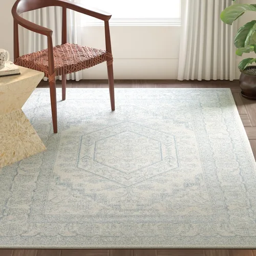 Vista 38 de SAFAVIEH ADR108B - Tapete de la colección Adirondack, 2 pies 1 pulgada x 6 pies, marfil y plateado, diseño de medallón oriental, no desprende
