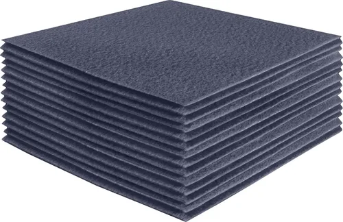 Vista 98 de FabricLA Hojas de fieltro acrílico para manualidades, cuadrados de fieltro precortados suaves de 4 x 4 pulgadas (3.9 in x 3.9 in), utiliza hojas