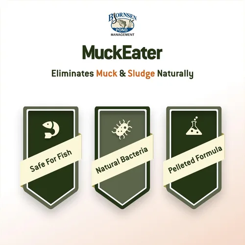 Vista 2 de MuckEater - Bacterias de estanque peletizadas - Cubo de 10 libras