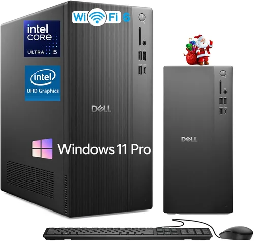 Vista 6 de Dell Computadora de escritorio Inspiron 3880 - Intel Core i5 de 10ª generación, memoria de 12 GB, unidad de estado sólido de 512 GB, Windows 10 Pro