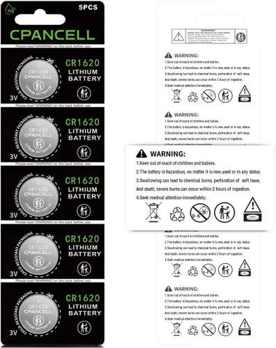 Vista 6 de CPANCELL Baterías de litio CR1620 Batería de alta capacidad de 3 V (5 unidades)