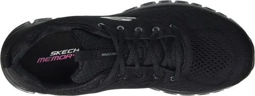 Vista 5 de Skechers Tenis Graceful-Get Connected para mujer, Negro Blanco, 15