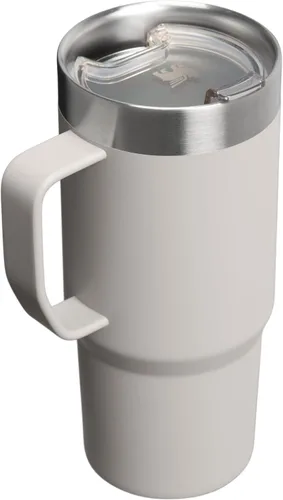 Vista 3 de STANLEY La Taza Suburbana Cotidiana 473 ml Beber a Través de la Tapa Taza para Café, Té y Bebidas Taza de Café de Acero Inoxidable Aislada