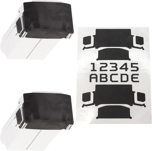 Vista 10 de WRAPGRADE Adhesivos para la piel compatibles con DJI Mini 4 Pro/Mini serie 3 Dos baterías (Airforce Silver)