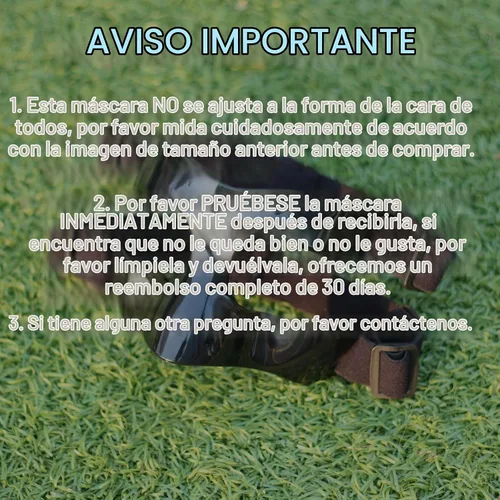 Vista 3 de BK01B Protector de nariz para nariz rota, máscaras de protección facial deportivas con acolchado, ajustables, transpirables y transparentes