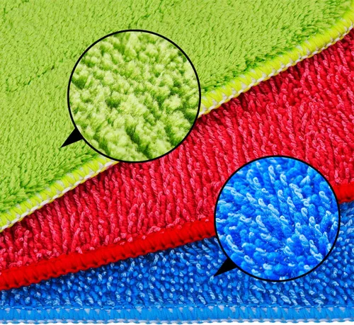 Vista 3 de Shappy Paquete de 3 almohadillas de microfibra reutilizables para mopa de rociador, almohadillas de limpieza para mopa húmeda y seca, almohadillas
