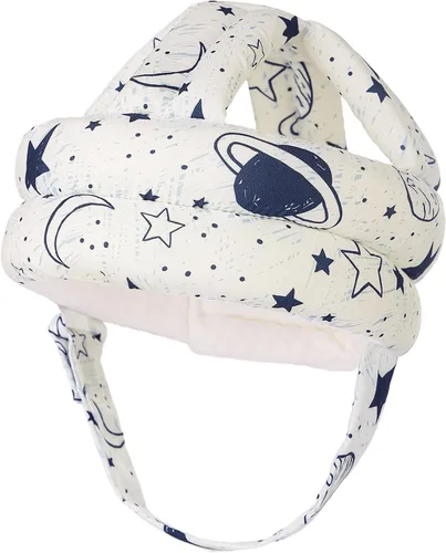 Vista 11 de Casco de seguridad para niños con protector de cabeza de bebé, anticolisión y ajustable, con cierre de para gatear, caminar y correr