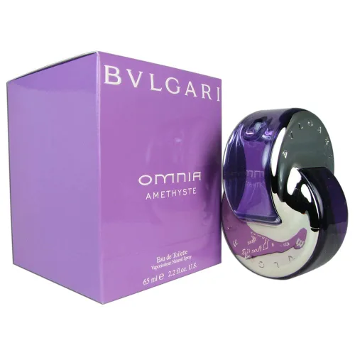 Vista 2 de Omnia Crystalline de Bvlgari para mujer Eau De Toilette espray, plateado, púrpura (Purple / Silver)