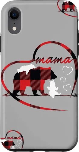 Vista 9 de iPhone 12/12 Pro Mama Bear 2 Cachorros lindo nuevo mamá regalos titular accesorio teléfono caso