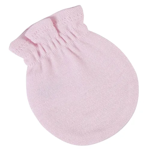 Vista 3 de Gerber Paquete de 8 y 12 manoplas antiarañazos para niñas, Rosa claro