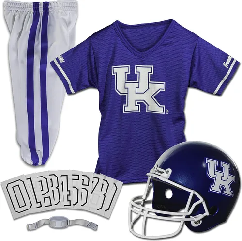 Vista 27 de Franklin Sports NCAA - Conjunto de uniforme de fútbol americano para niños, camiseta de fútbol universitario, casco + pantalones para niños y niñas