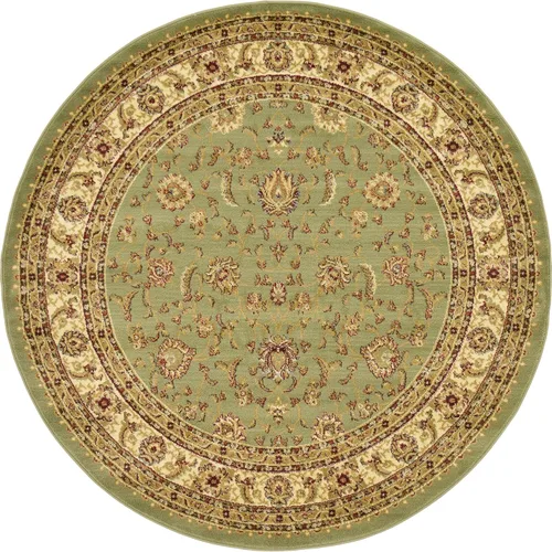 Vista 100 de Unique Loom - Colección Voyage - Alfombra tradicional oriental clásica de diseño intrincado