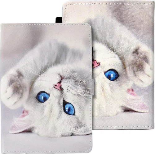 Vista 13 de Funda delgada de 6 pulgadas para Kindle Paperwhite (10ª generación, versión 2018) – Funda de piel sintética para tarjetas y ranuras para efectivo