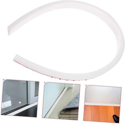 Vista 9 de DOITOOL Protector para bañera, barrera de agua para ducha, tapón de agua para piso, 19.7 in, silicona resistente, autoadhesiva para un fácil montaje