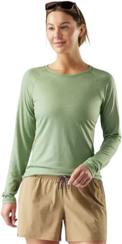 Vista 10 de SmartWool Camiseta clásica de capa base merino para mujer para todas las estaciones Negro