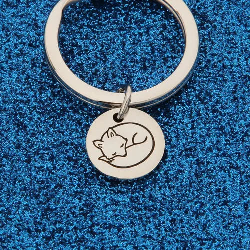 Vista 5 de WUSUANED El Principito y Fox llavero joyería que te conviertes en responsable para siempre de lo que has domado