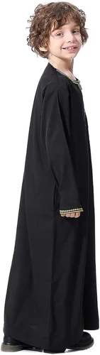 Vista 2 de GoodLock(TM) Ropa musulmana media moda de manga larga para niños, cómoda blusa túnica