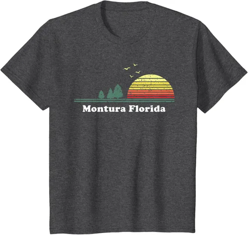 Vista 11 de Vintage Montura, Florida Sunset - Camiseta con impresión de recuerdo