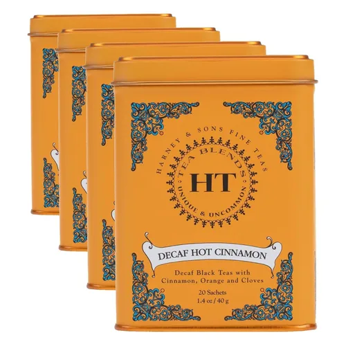 Vista 10 de Harney & Sons Té Rooibos African Autumn, HERBAL, lata de 20 sobres