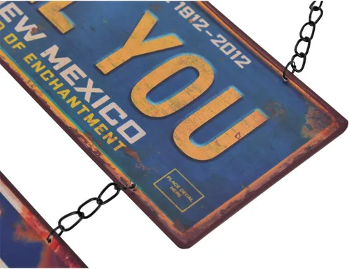 Vista 5 de NIKKY HOME Placa colgante de metal con texto en inglés «All You Need is Love» para decoración de habitación de los años 70, 12.01 x 0.2 x 23.82