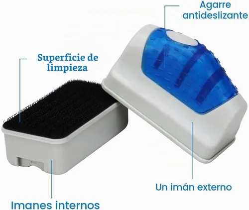 Vista 3 de Limpiador magnético Jasonwell para acuarios, s