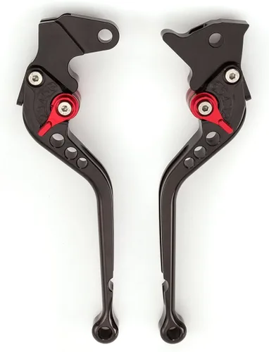 Vista 2 de Palancas de freno de embrague CNC para Banshee 350 YFZ350 95-08, Wolverine 350 Warrior YFM350 02-04, YFM 700 660 Raptor 01-06, YFS200 Blaster 03-07