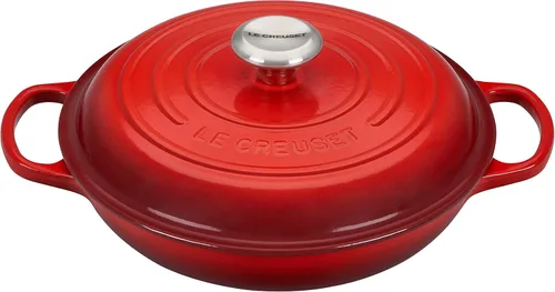 Vista 32 de Le Creuset Signature - Sartén de hierro fundido esmaltada con mango de hierro, 3,5 qt., alcachofa