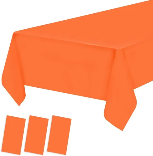 Vista 8 de Paquete de 3 manteles de plástico con bandera de plástico para el 4 de julio, manteles desechables para barbacoa, picnic, cumpleaños, bodas