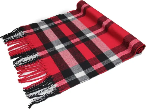 Vista 107 de Bufanda de invierno Achillea suave y cálida, de tartán, a cuadros, de cachemira, unisex