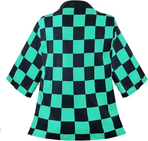 Vista 3 de QAQ-COSPPLAY - Disfraz de anime para cosplay de Kamado Nezuko Zenitsu Tanjirou Giyuu Kimono