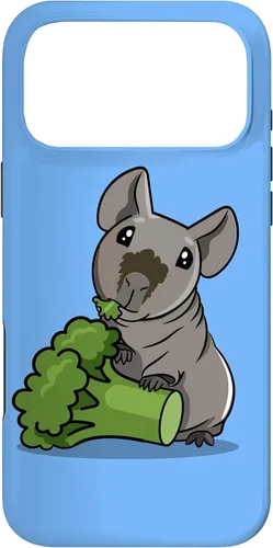 Vista 22 de Funny Kawaii Kids Broccoli Black Hairless Guinea Pig Lover Case for iPhone 17