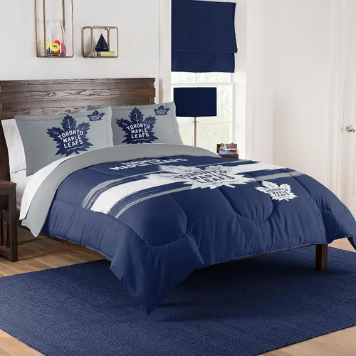 Vista 22 de NORTHWEST, juego de edredón con licencia oficial del equipo Boston Bruins de la NHL – Juego de edredón y funda de almohada de microfibra