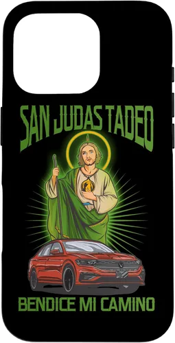 Vista 20 de Funda para iPhone 16 San Judas Tadeo Bendice Mi Camino