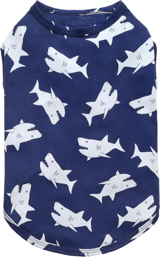 Vista 10 de Fitwarm Camiseta patriótica para perro con estrella para el 4 de julio, Día de los Caídos, Día de la Independencia, ropa de vacaciones para perros