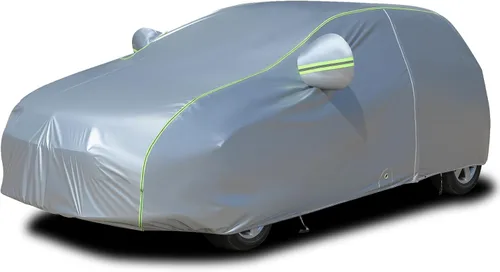 Vista 35 de Tecoom Funda impermeable para todo tipo de clima, resistente al viento, protector de granizo con forro polar y puerta con cremallera, protección