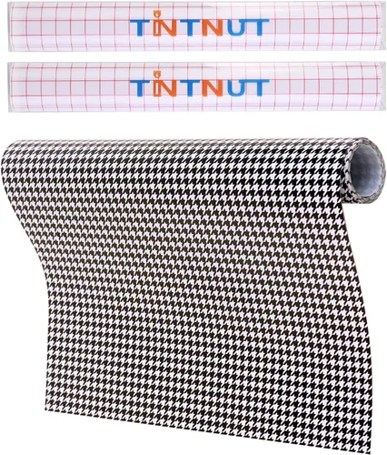 Vista 10 de Tintnut Rollo de Vinilo Permanente de Guepardo - 12" x 5 pies, Rollo de Vinilo Adhesivo con Patrón de Leopardo, Estampados de Animales en Blanco