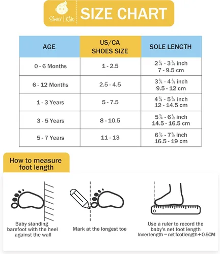 Vista 5 de Simply Kids Calcetines para bebé con puños (9 pares) para niños de 6 meses a 7 años