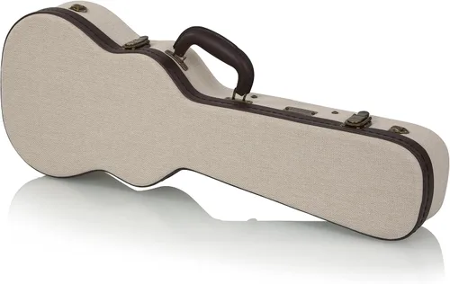 Vista 17 de Gator Cases Journeyman Series Deluxe Wood Case for Resonator Style Acoustic Guitars