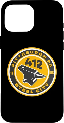 Vista 19 de Pittsburgh Steel City 412 Case for iPhone 16