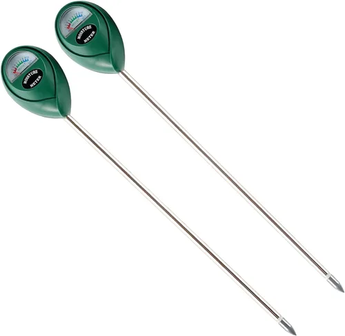 Vista 8 de Medidor de Humedad del Suelo de Sonda Larga Extendida, Paquete de 2 Medidores de Agua para Plantas, Medidor de Suelo, Sensor de Humedad, Higrómetro