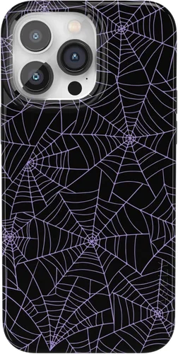 Vista 102 de Casely Funda para iPhone 14 Pro Max All Boo'd Up Fantasma púrpura Compatible con MagSafe Diseño clásico ultrafino