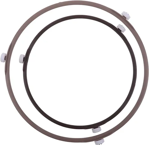 Vista 4 de 2PCS Microwave Oven Turntable Bracket Circle Rotating Ring Support Roller Glass Base Plate Tray Holder Stand(17.8cm)