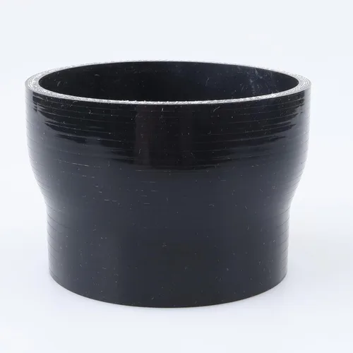 Vista 6 de AC PERFORMANCE ID de 1" a 1/2" (25mm a 13mm) Manguera de silicona recta reductora de 3 capas reforzada negra, 3" de longitud Negro