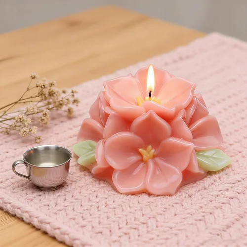 Vista 14 de Molde multiusos para manualidades – Molde de silicona para rosas – Manos de garra, rosa, calavera, fantasma, molde de vela 3D – Moldes para hacer