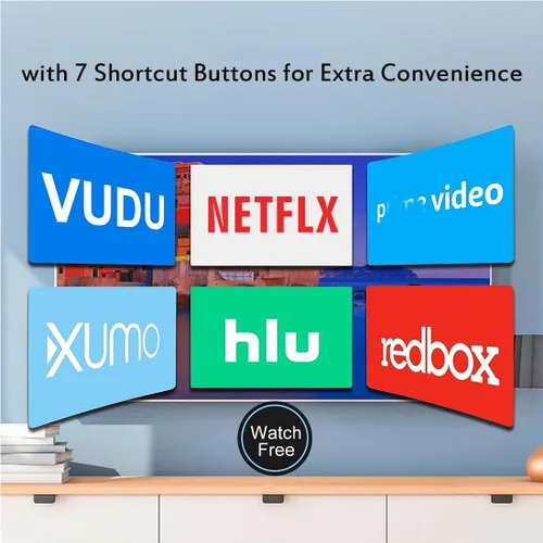 Vista 3 de Mando a distancia universal XRT140 compatible con todos los televisores inteligentes VIZIO para reemplazo remoto D, M, P, V, E, OLED Series XRT136